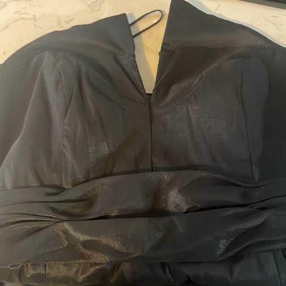 Badgley Mischka !Strapless! Black Cocktail Dress size 14 - Picture 7 of 7